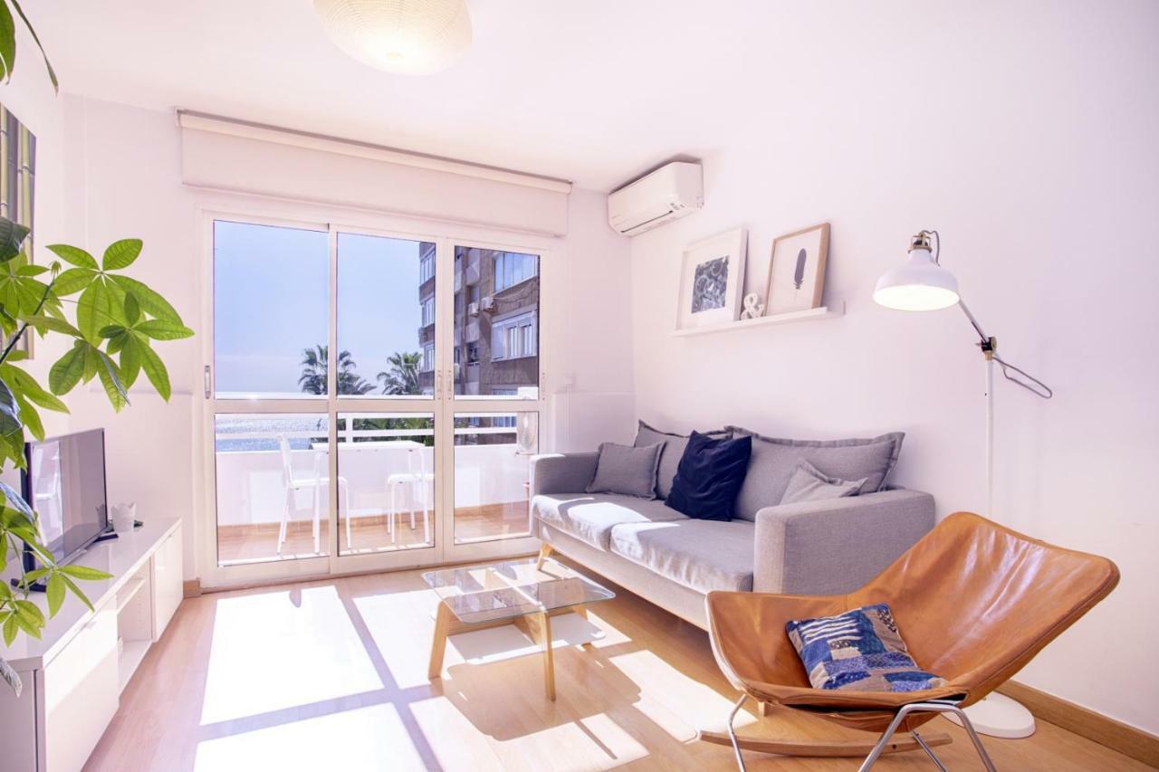 Malagueta Blue Daire Málaga Dış mekan fotoğraf